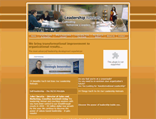 Tablet Screenshot of leadership-retreat.com